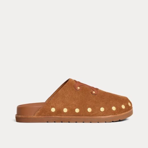 Celine Sabots Pitea en daim cognac – 35