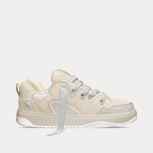 Dior Baskets basses x ERL B9S Skater édition limitée et numérotée en daim lilas et jacquard Dior Oblique – 35