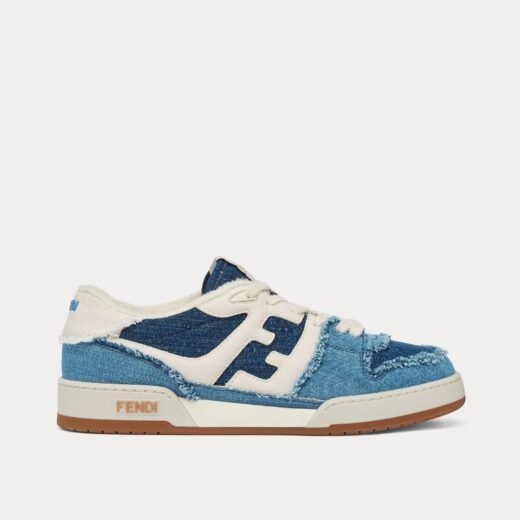Fendi Baskets basses Match Denim bleu – 35