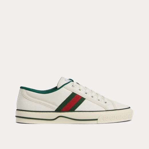 Gucci Baskets blanches en toile GG Tennis 1977 de – 35