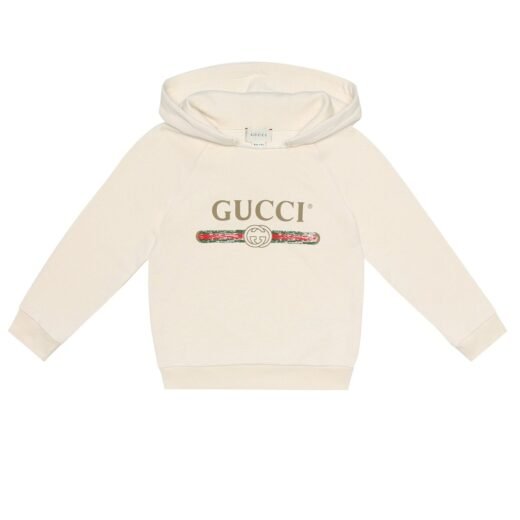 Gucci Sweat-shirt à capuche imprimé en coton