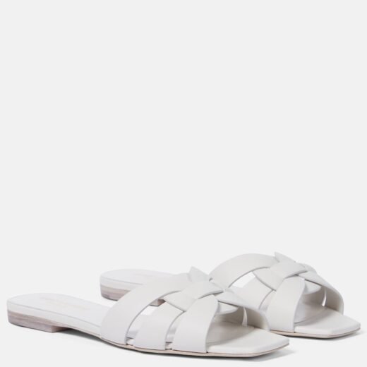 Saint Laurent Mules Tribute en cuir – P00528826