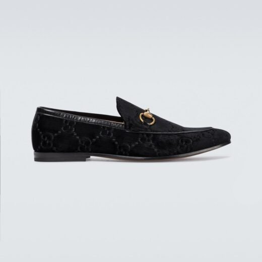 Gucci Mocassins Jordaan GG en velours