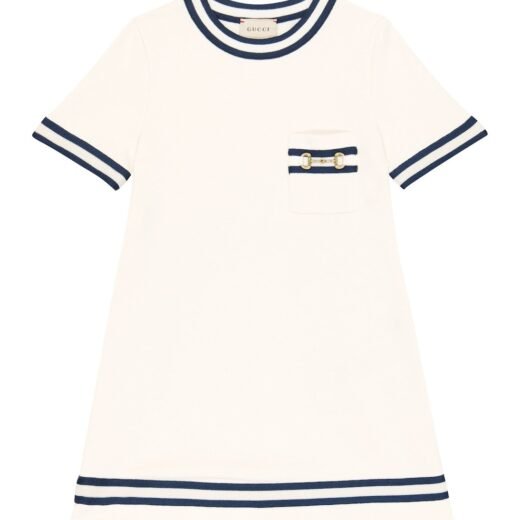 Gucci Robe Horsebit en coton