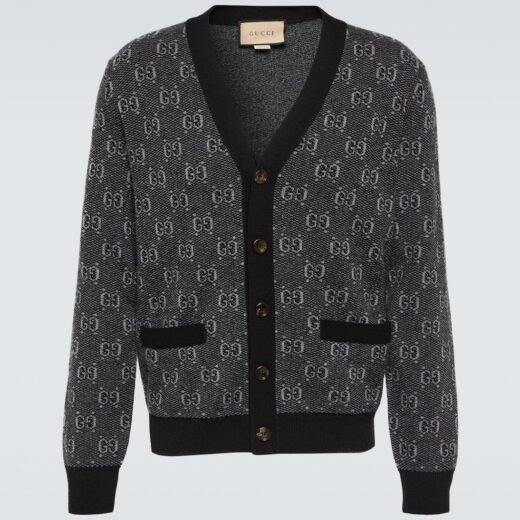 Gucci Cardigan en jacquard de laine