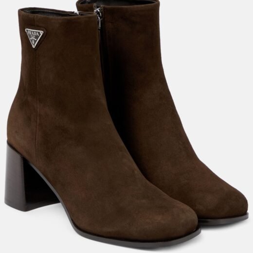 Prada Bottines en daim