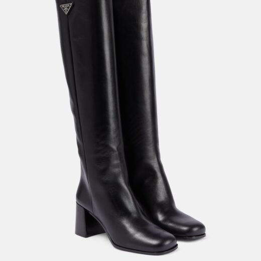 Prada Bottes en cuir