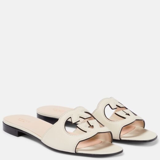 Gucci Mules Interlocking G en cuir