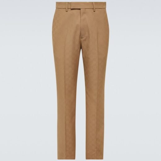 Gucci Pantalon droit GG en jacquard