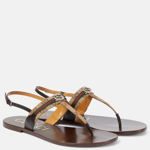 Gucci Tongs en cuir