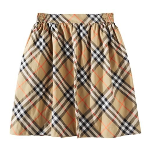 Burberry Jupe Check en coton