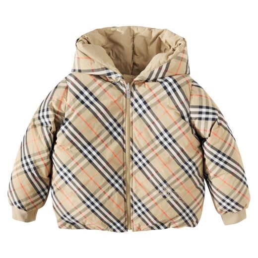 Burberry Veste doudoune Check réversible