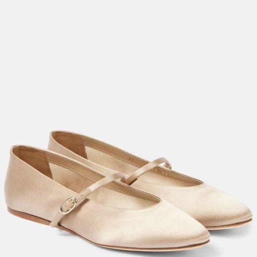 Saint Laurent Ballerines Gio en satin