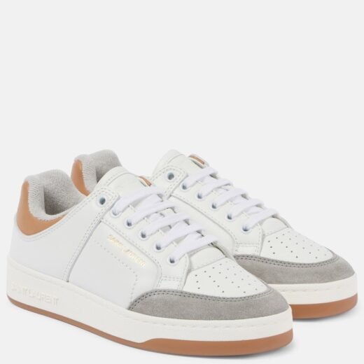Saint Laurent Baskets SL / 61 en cuir et daim