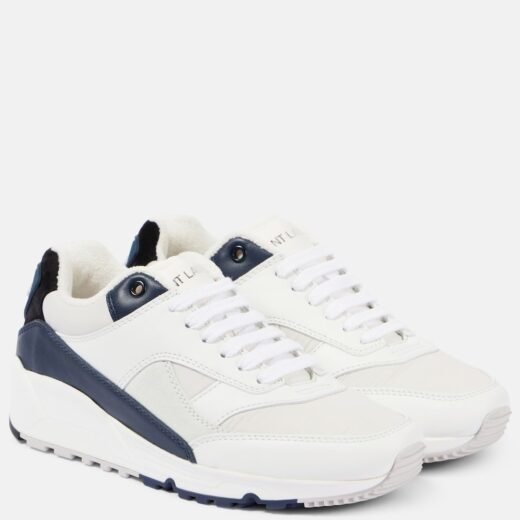 Saint Laurent Baskets Bump en cuir