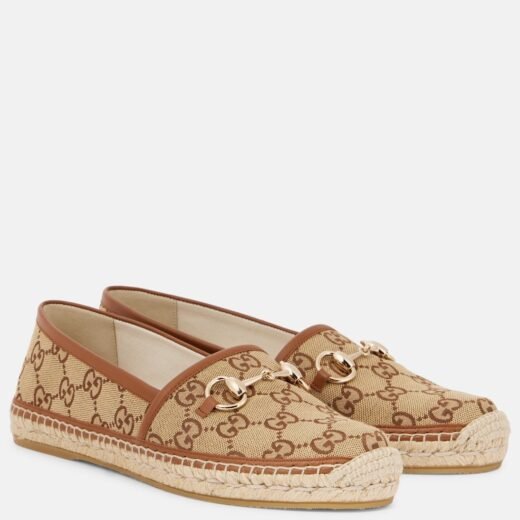 Gucci Espadrilles Pilar GG en toile