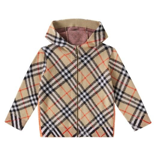 Burberry Veste Check en laine