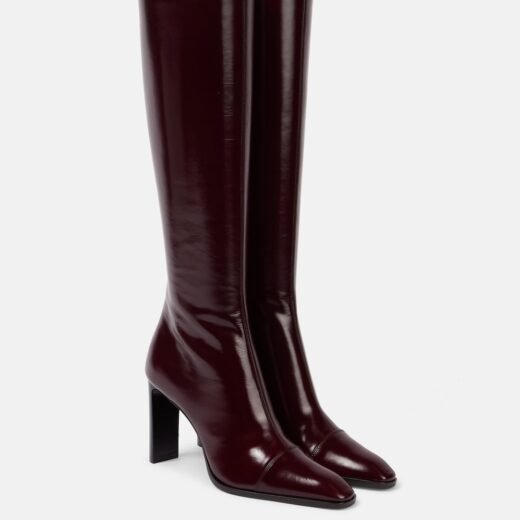 Saint Laurent Bottes Venetia en cuir