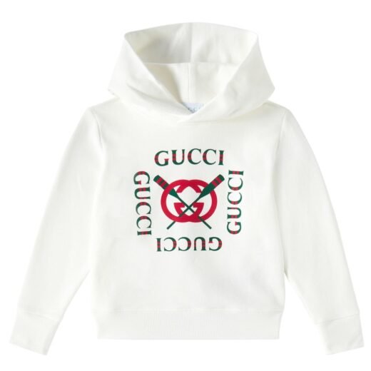 Gucci Sweat-shirt à capuche imprimé en coton