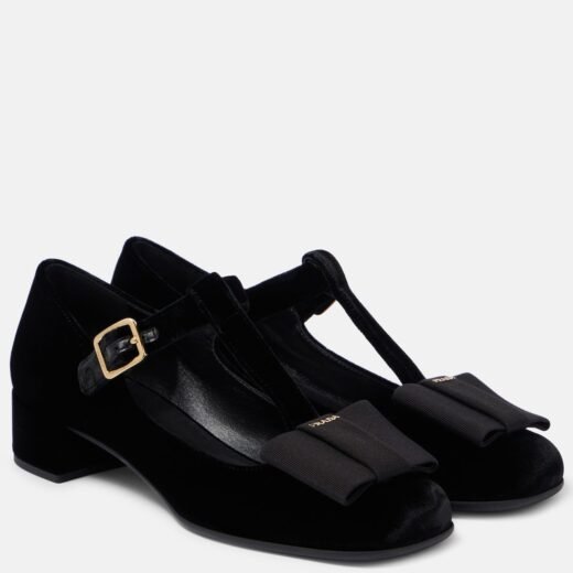 Gucci Ballerines Mary Jane en velours