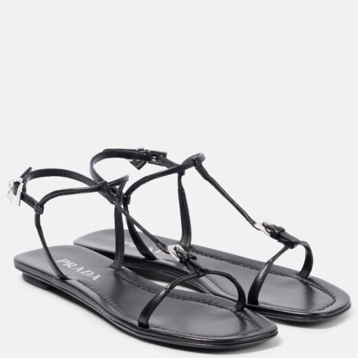 Prada Sandales en cuir