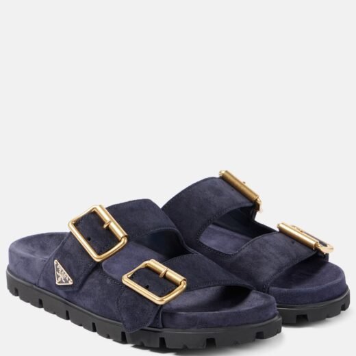 Gucci Mules en daim