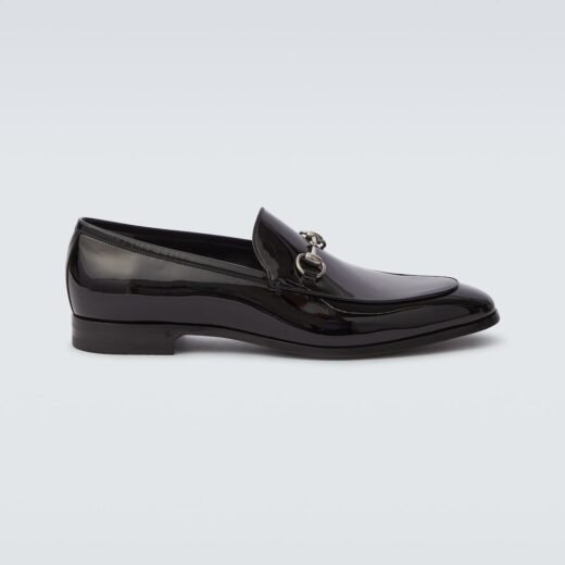 Gucci Mocassins Horsebit en cuir verni
