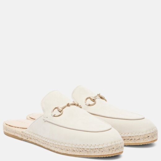 Gucci Mules Cleo espadrilles en daim