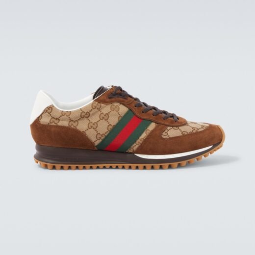 Gucci Baskets Re-Motion en toile GG