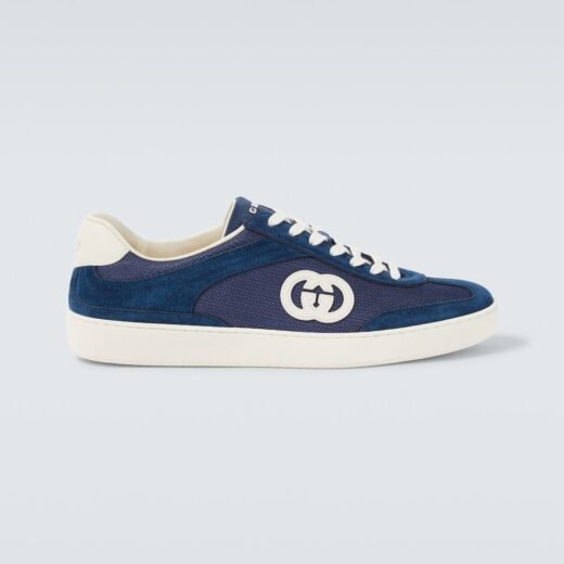 Gucci Baskets G75 en daim et toile
