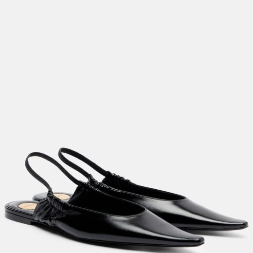 Saint Laurent Ballerines slingback en cuir