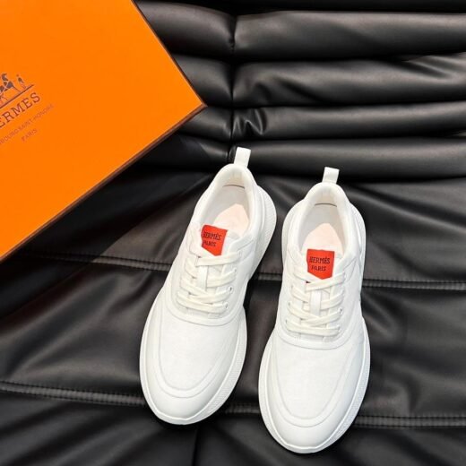 HERMES / Baskets basses blanches – UK-07