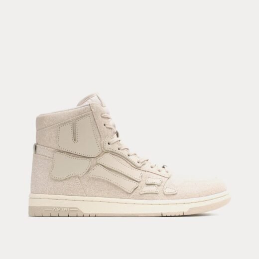 AMIRI Baskets montantes beiges Crystal Skel Top Hi – 35