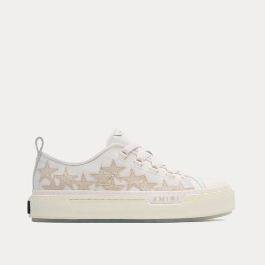 AMIRI Baskets basses Stars Court Glitter Blanc/Albâtre – 35