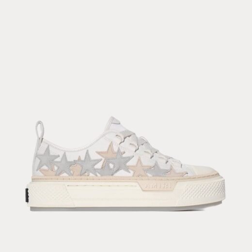 AMIRI Baskets basses Stars Court Low blanches/grises – 35