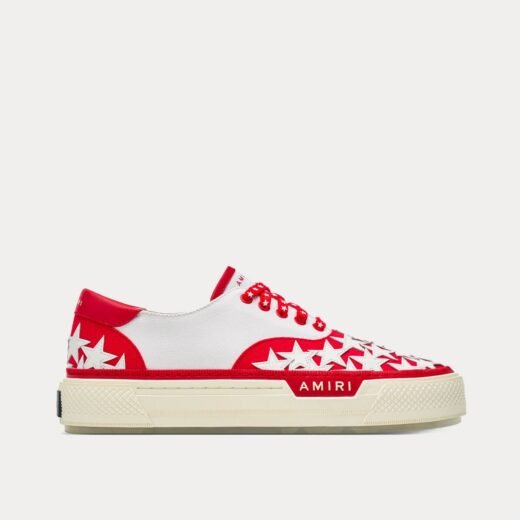 AMIRI Baskets basses Court blanches/rouges – 35