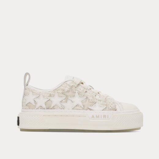 AMIRI Baskets basses Stars Court Boucle Alabaster – 35