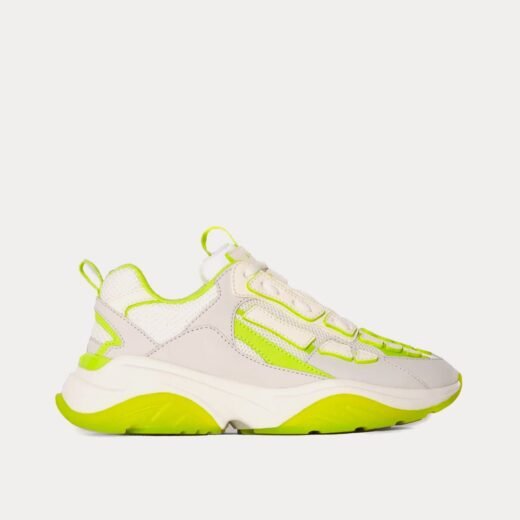 AMIRI Baskets basses Bone Runner gris/citron vert – 35