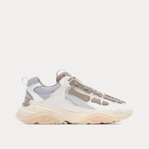 AMIRI Baskets basses Bone Runner gris pierre / blanc cassé – 35