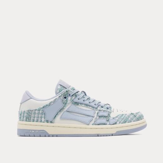 AMIRI Baskets basses Skel-Top Boucle Gris/Bleu – 35