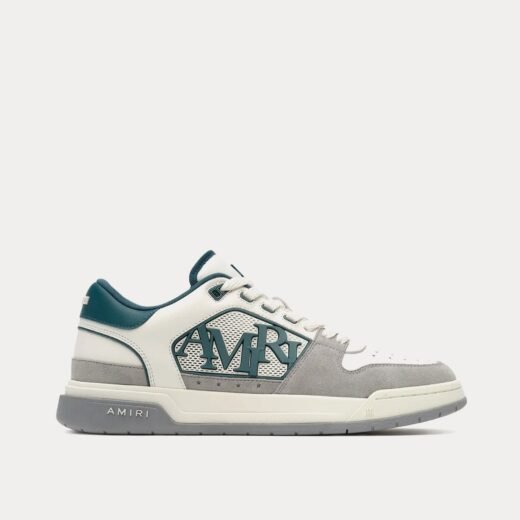 AMIRI Baskets basses classiques bleu sarcelle foncé / gris / blanc – 35