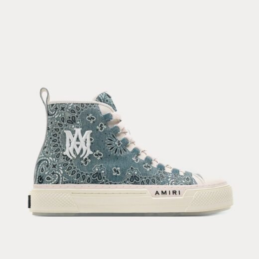 AMIRI Baskets montantes Court Baby Blue – 35