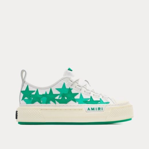 AMIRI Baskets basses Court blanches/vertes – 35