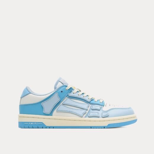 AMIRI Baskets basses bleues en cuir Skel-Top – 35