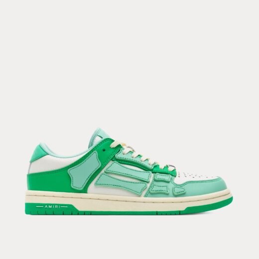 AMIRI Baskets basses vertes en cuir Skel-Top – 35