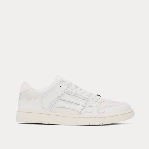 AMIRI Baskets basses en cuir blanc/blanc Skel-Top – 35