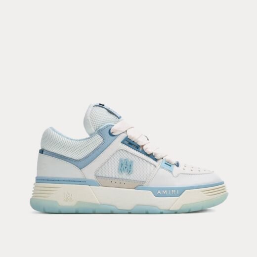 AMIRI Baskets basses MA-1 blanches/bleues – 35