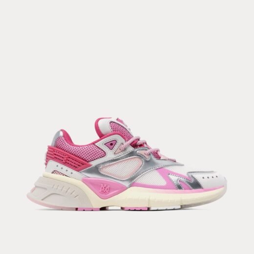 AMIRI Baskets basses MA Runner rose fuchsia / blanc / argent – 35