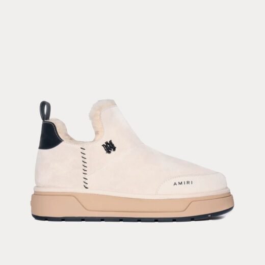 AMIRI Malibu Alabaster Slip Ons – 35