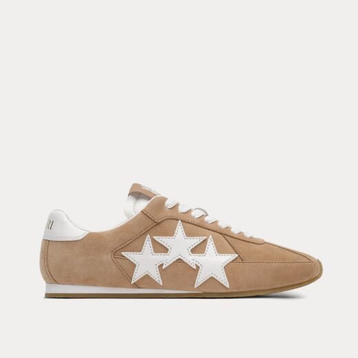 AMIRI Baskets basses Pacific Flat en daim camel – 35